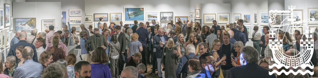 The Royal Society of Marine Artists at Mall Galleries where Paula Mitchell was an exhibiting artist for the third year.